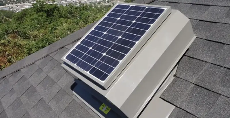 attic fan installation services with energy-efficient roof-mounted ventilation system in Miami, FL