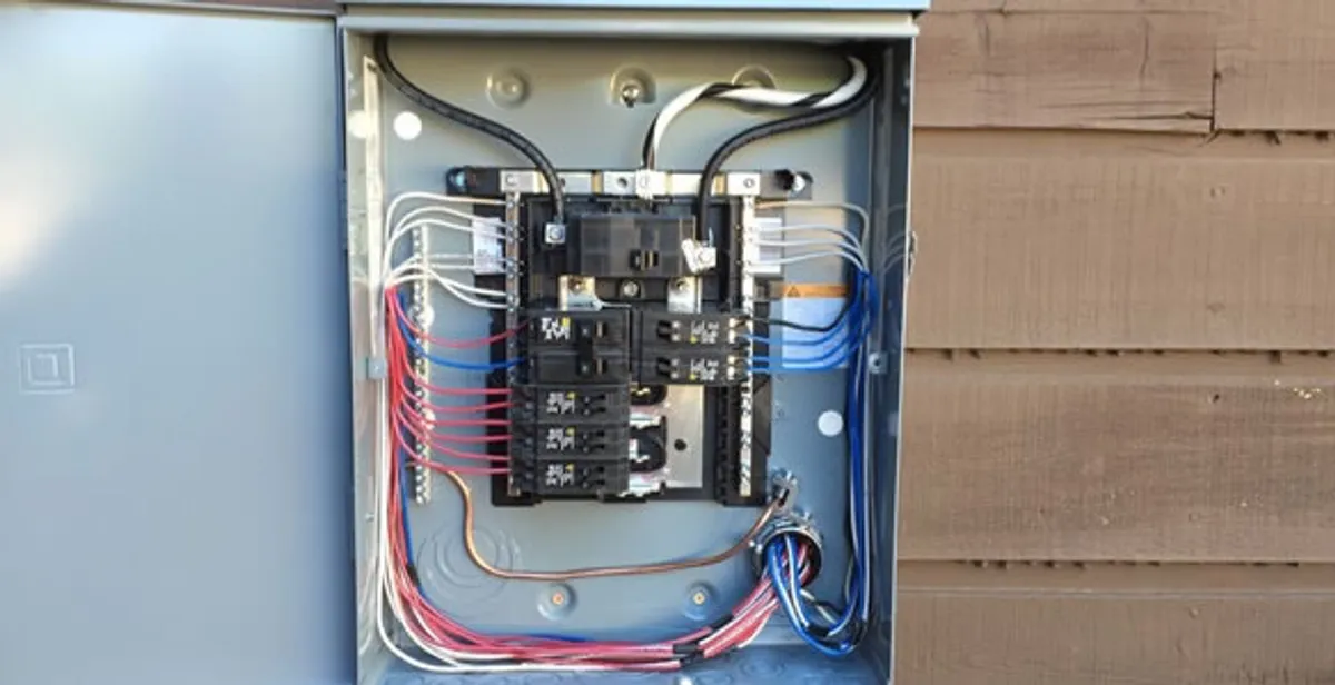 electrical panel upgrade service featuring newly installed electrical panel wired by licensed electricians in Miami, FL