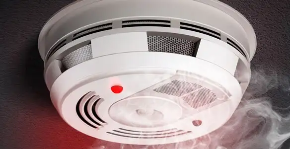 Installed smoke detector providing reliable fire detection in Miami, FL