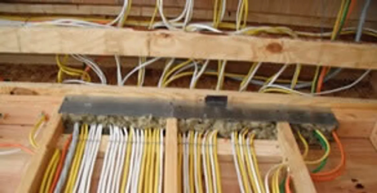 new construction wiring services with organized electrical rough-in performed by licensed electricians in Miami, FL