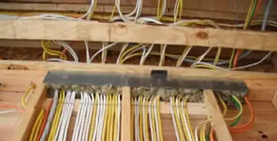 new construction wiring services with organized electrical rough-in performed by licensed electricians in Miami, FL