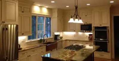 Recessed lighting installation enhancing interior lighting by professional electricians in Miami, FL