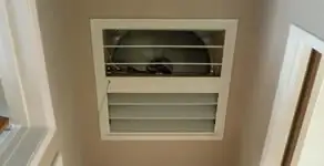 whole house fan installation services with ceiling-mounted ventilation system in Miami, FL